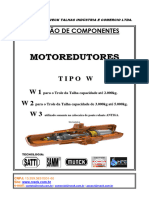 RVECK - Relacao Componentes - Motoredutores Tipo W
