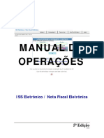 Manual de Operações 5 Edicao - ISS Eletrônico Com Nota Fiscal Eletrônica