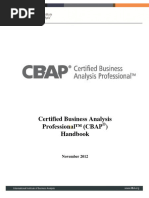 CBAP Handbook