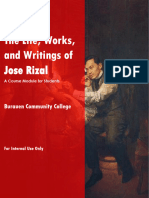 Life and Works of Rizal - Prelim Module. S.Y. 2022 2023