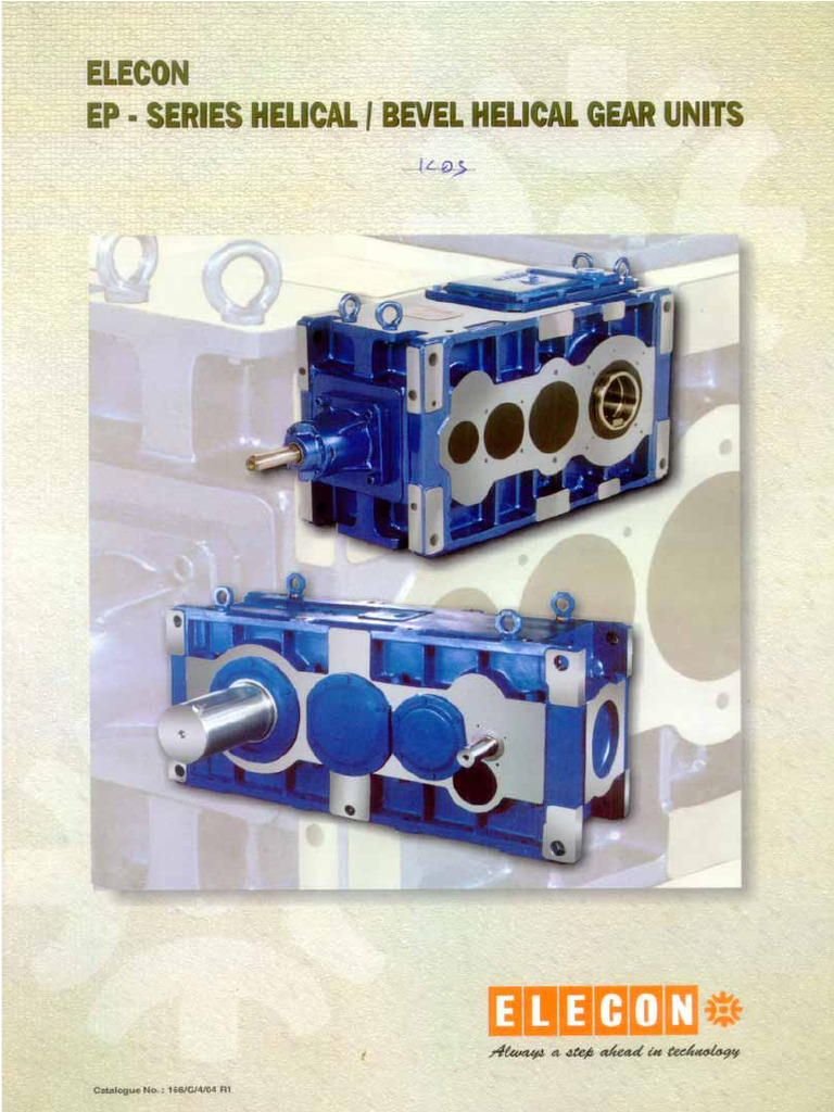 EP Series Helical Catalogue PDF Gear Rolling (Metalworking)