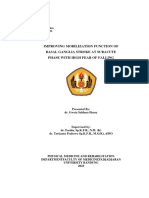 Case 2 Gweta - Improving Mobilization Function of Basal Ganglia Stroke at Subacute Phase With High Fear of Falling