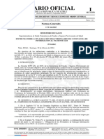 Publicación Diario Oficial - Circular número IF 461