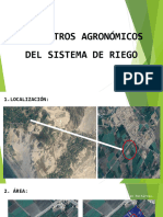 4 - Parámetros Agronómicos Del Sistema de Riego