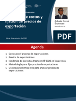 Estructura Costos Fijacion Precios Exportacion 2023 ADUANAS