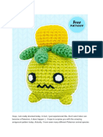 Smoliv Pokemon Amigurumi PDF Free Pattern