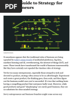 A Short Guide To Strategy For Entrepreneurs