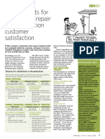 1996mixed Results For Phone Fault Repair and Connection Customer Satisfaction