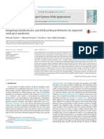 Integrating Metaheuristics and Artificial Neural Networks For Improved Stock Price Prediction