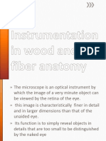 Instrumentation in Wood and Fiber Anatomy