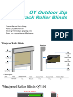 QY Windproof Roller Blinds