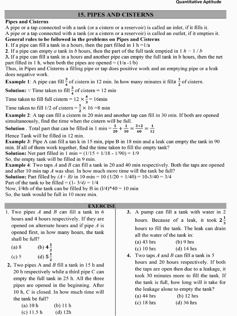15 Pipes Cisterns Pdf