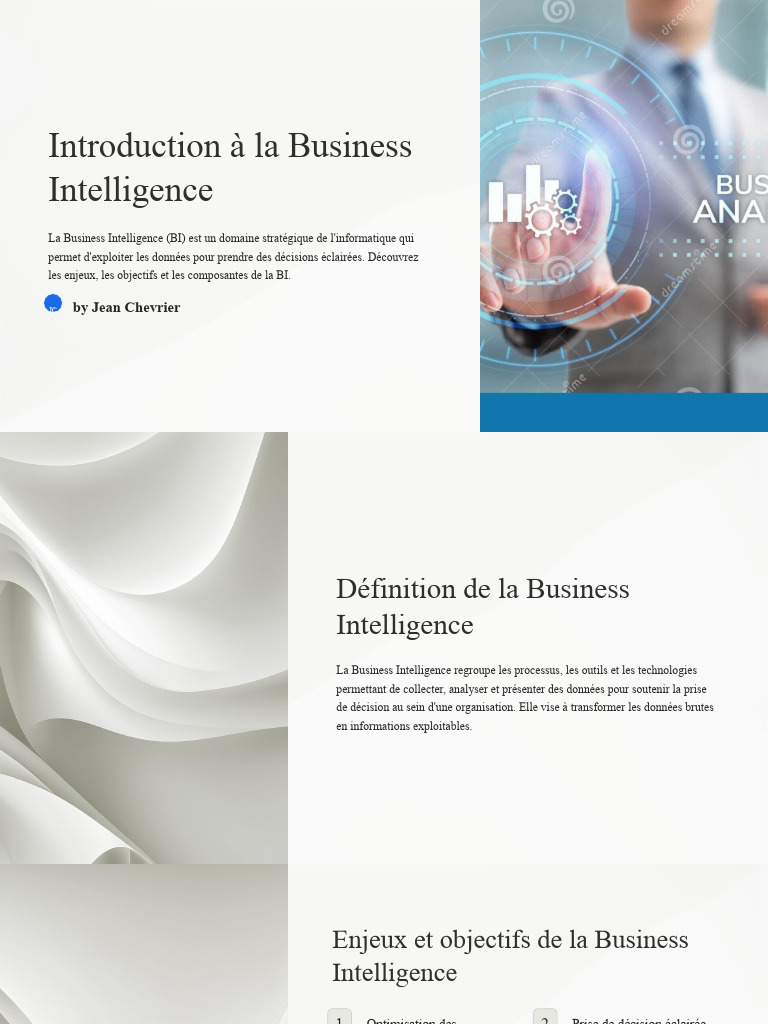 Introduction à la Business Intelligence | PDF | Informatique ...