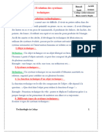 Leçon: Evolution Des Systèmes Techniques: 1-Histoire D 'Év o Luti o Nde S Solutio N S Technologi Q Ues