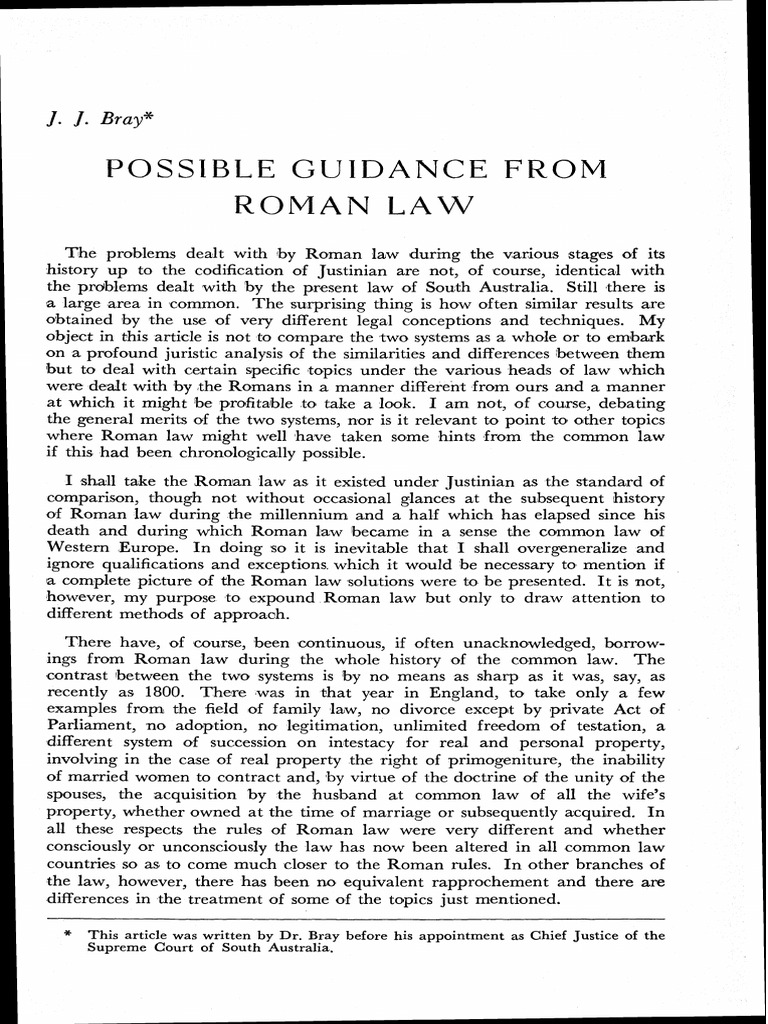 Roman Law Insights for Modern Jurisprudence | PDF | Will And Testament ...