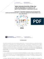 Distribucion de Habilidades y Conocimientos I y II Ciclos Matematica 2024