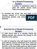 Exercise For A Simple Processing System