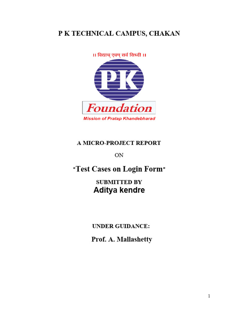 Test Cases for Login Form Analysis | PDF | Password | Software Testing