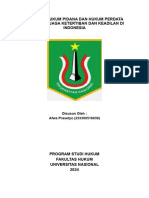 Peranan Hukum Pidana Dan Hukum Perdata Dalam Menjaga Ketertiban Dan Keadilan Di Indonesia