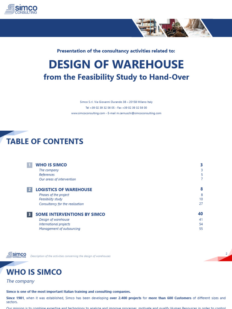 Design Of Warehouse Pdf Logistics Warehouse