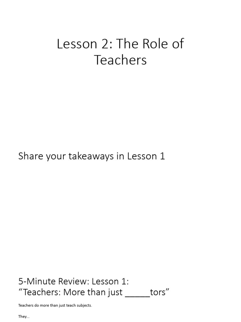 Understanding Teachers' Multifaceted Roles | PDF | Teachers | Mentorship