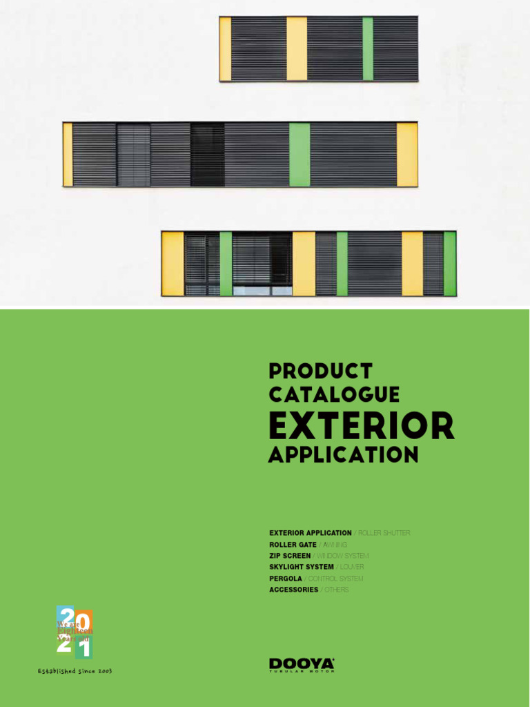 Dooya Tubular Motor Product Catalogue | PDF | Hotel