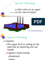 Chapter 6 Capacity and Aggregate Planning