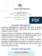 Chapter  5 Inventory Management