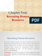 Chapter 4 Recruiting Human Resources