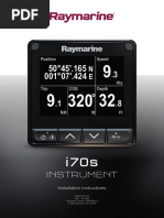 Raymarine I70s Installation Instructions 87420 (Rev 1) (EN)