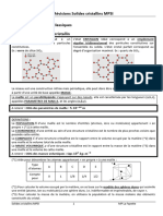 Solides Cristallins Rappels Exercices