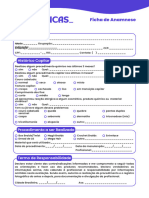 Ficha de anamnese trancista moderno divertido azul e branco