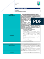 Planificación Anual Tecnología 1 MEDIO