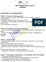 MKTG Sem 2 Syllabus