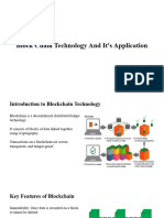 Block Chain Technology and It's Application