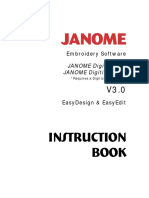 Janome Digitizer Pro:MB 3.0 Sewing Machine Instruction Manual