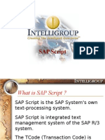 SAP Scripts