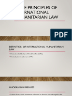 Core Principles of International Humanitarian Law