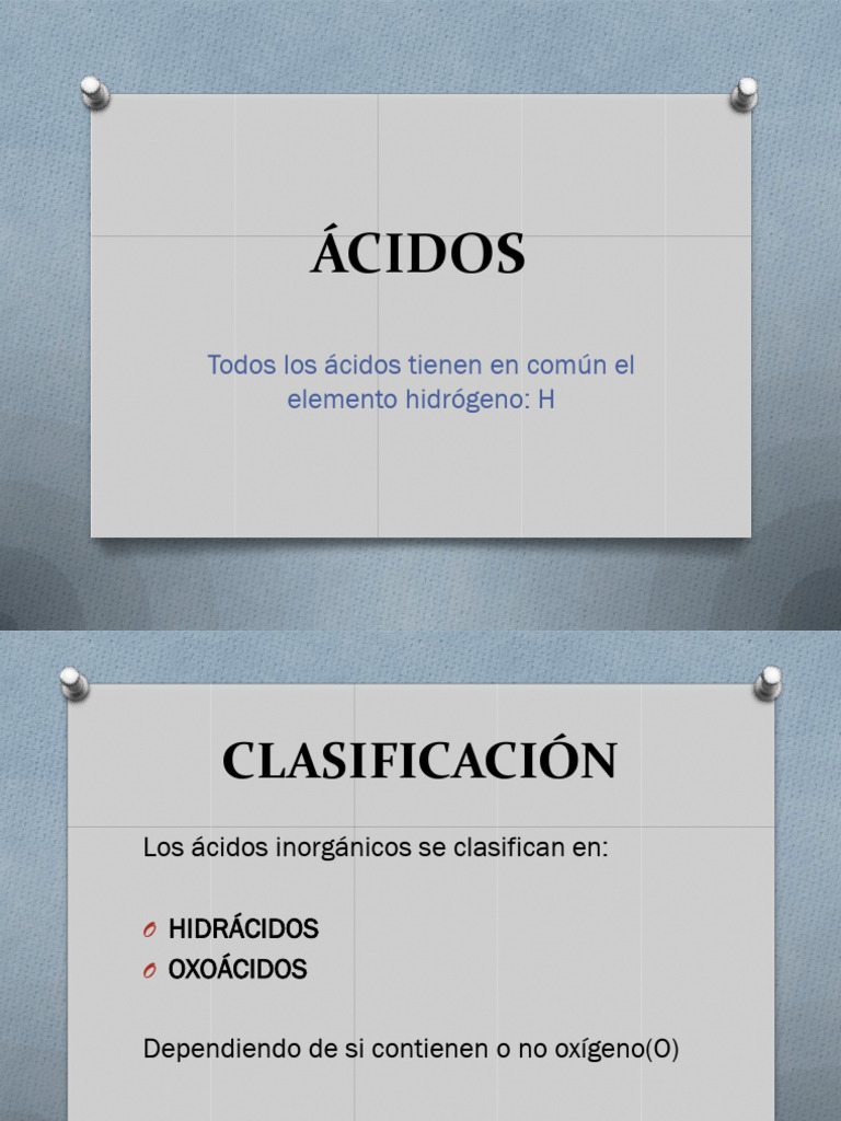 ÁCIDOS | PDF
