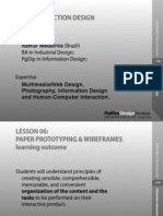 UID: Lesson 06 - Wireframes & Paper Pro To Typing