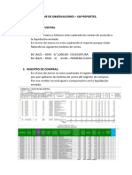 Informe de Observaciones