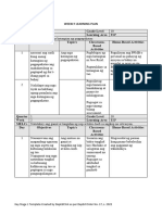 Weekly Learning Plan