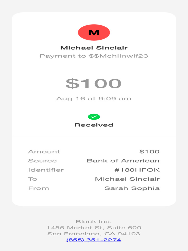 Fake Cash App Payment Screenshot | PDF | Travel
