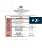 Cronograma Avaliativo - 4 Unidade - Retificação