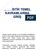 1.hafta - Istatistik - Temel - Kavramlar Na - Giri