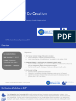 DUP Co-Creation Workshop Report