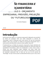 AULA 3 - GESTÃO FINANCEIRA E ORÇAMENTÁRIA