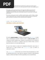 Ejemplo de Cartas de Cobranza