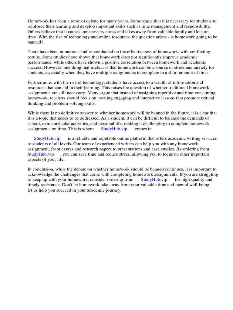 The Homework Debate: Stress vs. Success | PDF | Homework | Learning