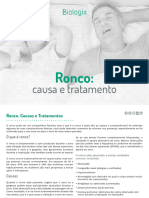 Ronco_Causa e tratamento